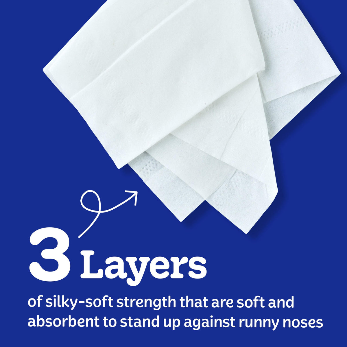 Kleenex Ultra Soft Facial Tissues, 4 Flat Boxes, 120 Tissues per Box