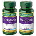 Nature's Bounty Melatonin 5mg Dual Spectrum, 100% Drug Free Sleep Supplement, Quick Release and Extended Release, Promotes Relaxation and Sleep Health, 60 Bi-Layer Tablets (Pack of 2)