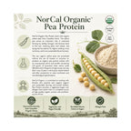 NorCal Organic Pea Protein Isolate, Unflavored, Vegan, 2 lb, 35 Servings
