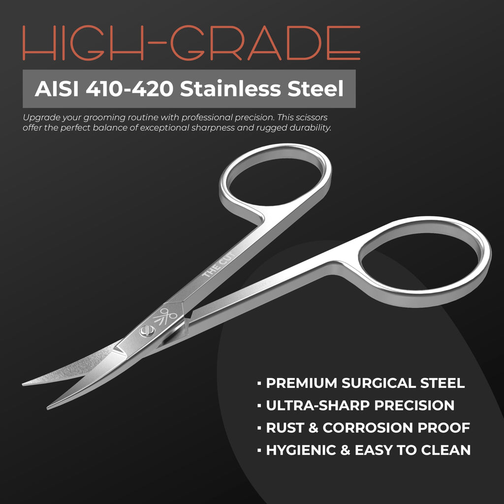The Cut Factory Premium Manicure Scissors Multi Purpose Stainless Steel