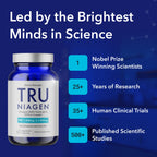 TRU NIAGEN NAD+ Supplement, Nicotinamide Riboside 1000mg, 30 Daily Servings | High-potency NAD+ support: 1000mg Niagen NR daily from two 500mg capsules, supports cellular energy and healthy aging.