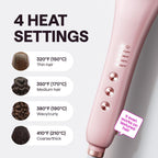 Wavytalk Pro Steam Hair Straightener Brush Steamline Pro Straightener Brush | 3-in-1 Straightening Brush for Coily Hair, Fast Salon Results with Less Damage, Anti-Frizz and Hair Nourishment