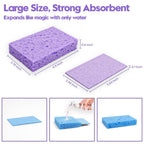 Compressed Cellulose Sponges, 18 Pack Kitchen Sponges