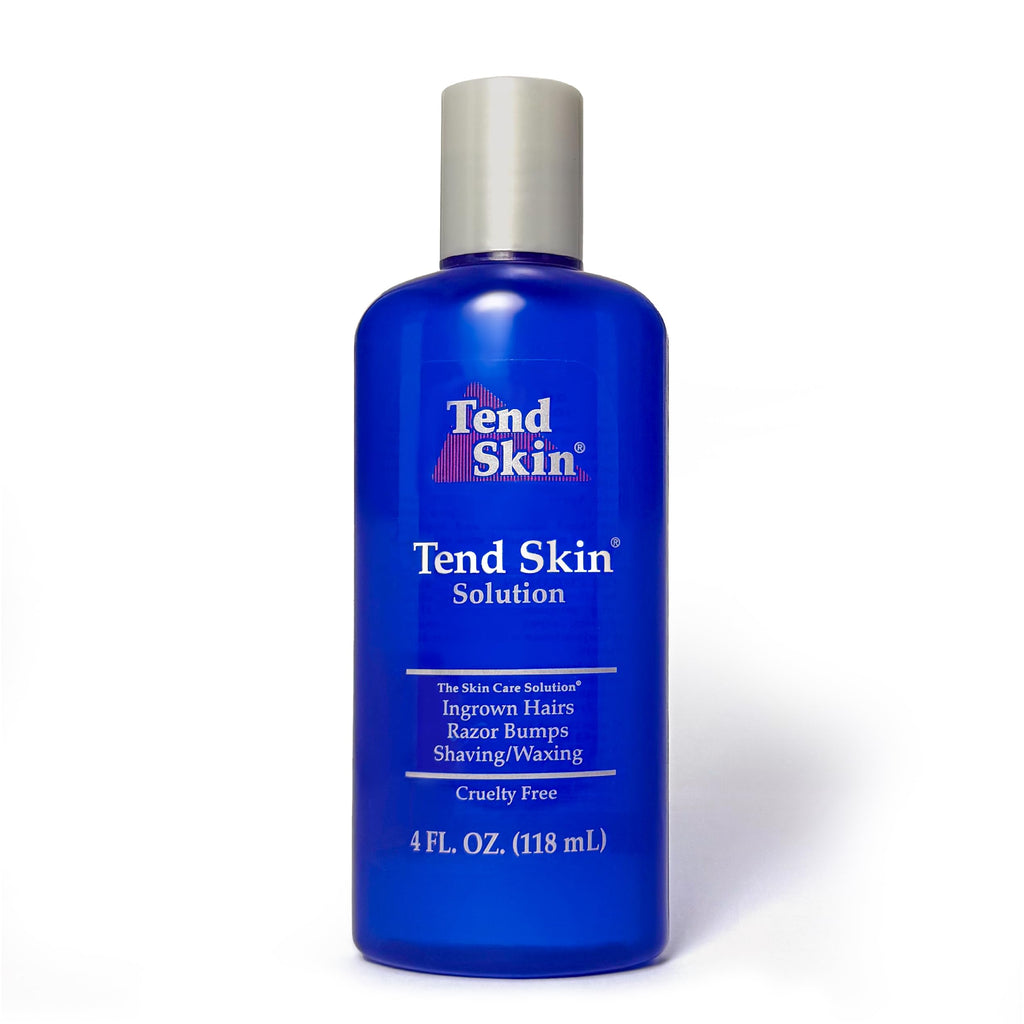 Tend Skin Solution for Razor Bumps and Ingrown Hair, 4 Oz | Solution for Unsightly Razor Burns, Post Shaving and Waxing Toner, Deodorant, Made in USA