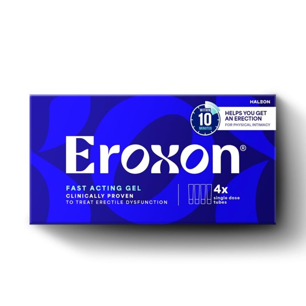 Eroxon Erectile Dysfunction Treatment Gel, 4 Single Use Tubes
