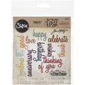 Buy now Sizzix SIZ660223 Tholtz Thinlits Die Celebration Words Scrpt Tholtz Thinlits Die , White at indiglob india
