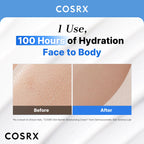 COSRX 100-Hour Hydration Ceramide Body Cream, Non-Greasy, 15.2 fl oz | Body Lotion for Dry to Extremely Dry Skin, Hyaluronic Acid, Skin Barrier Care, Unscented, Fast-Absorbing, Korean Skin Care