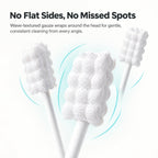Baby Tongue Cleaner, 60pcs, Disposable Infant Toothbrush, Hygiene Oral Care Oral Wipes for Baby and Infant