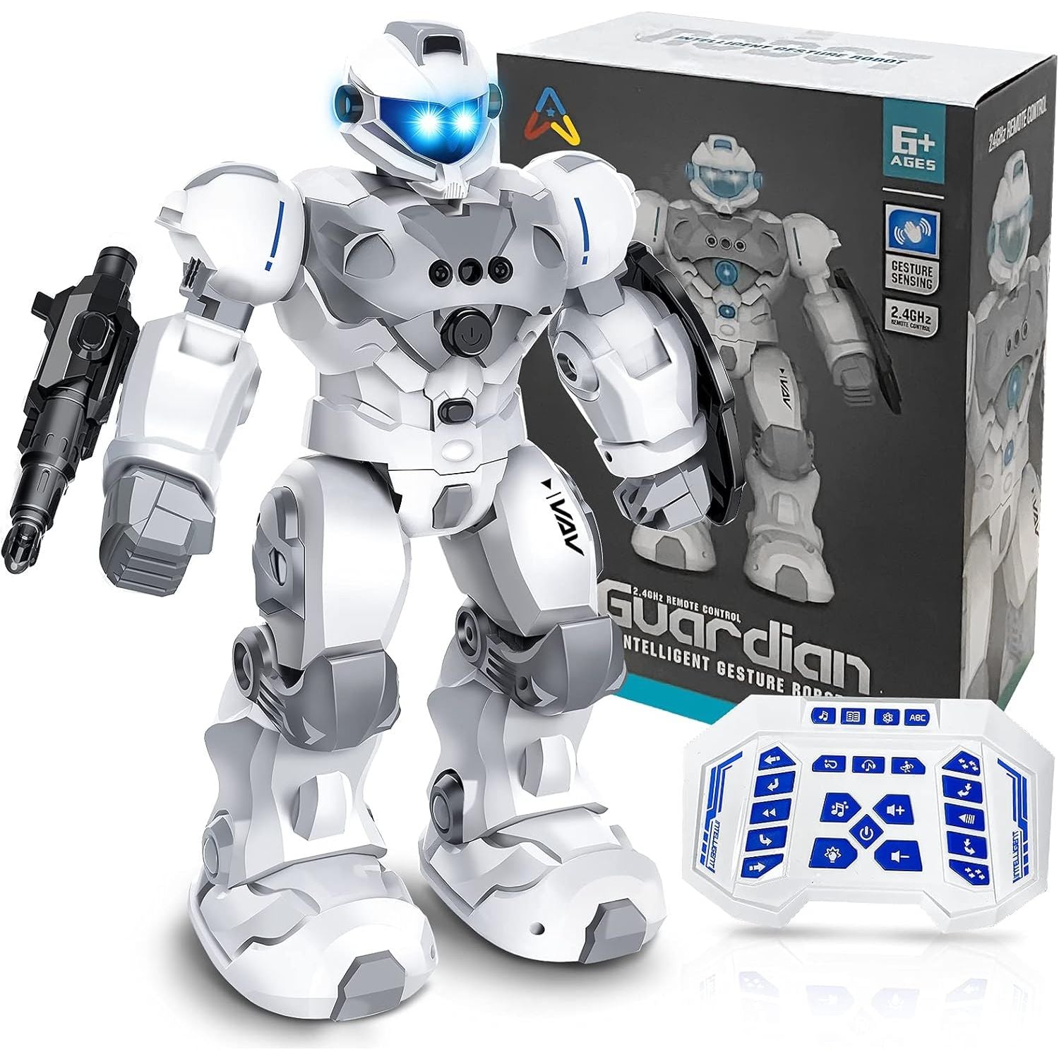 Buy now VAV Toys for 6-10 Year Old Boys Girls, Rechargeable Remote Control Robot Toy, Intelligent Programmable RC Robot with 2.4GHz Gesture Sensing, Christmas Birthday Gifts for Kids Age 6 7 8 9 10 Default at indiglob india