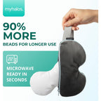 Buy now MyHalosÂ® Eye Mask for Dry Eyes - Steam Warm Compress for Eyes - Remove Styes, Chalazion Therapy Warming and Heating Pad Hot Compress - Moist Heat Mask for Blepharitis & MGD at indiglob india
