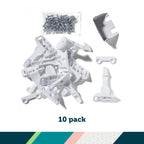 Safety 1st Spring-Loaded Cabinet & Drawer Latch, 10 Pack, White