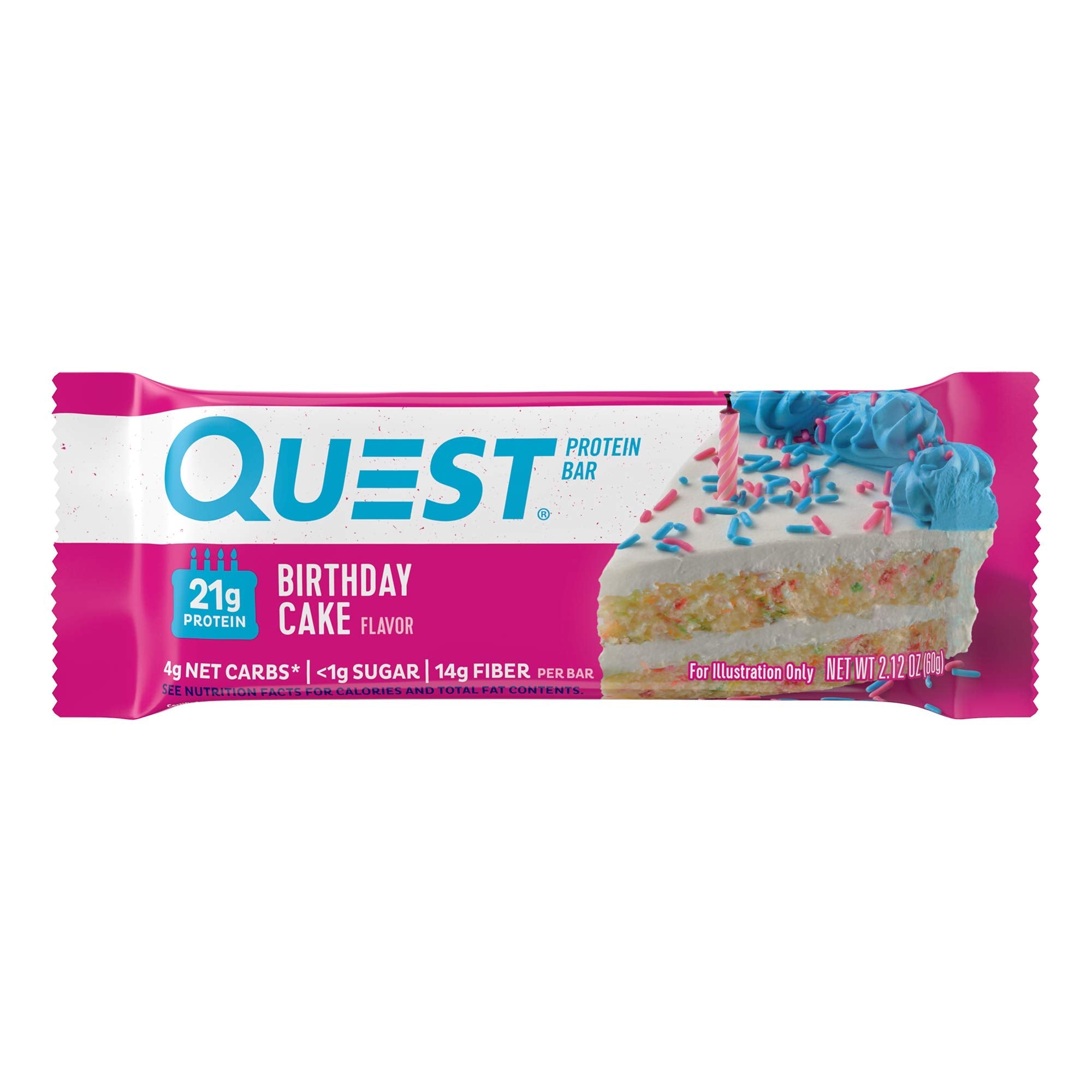 Buy now Quest Nutrition Chocolate Brownie Protein Bar, 20g Protein, 1g Sugar, 4g Net Carb, High Fiber, Gluten Free, 12 Count at indiglob india