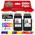 PG-275XL CL-276XL High Yield Replaced for Canon 275 and 276 Ink Cartridges