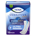 Tena Sensitive Care Ultra InstaDry Pads for Women, Postpartum and Bladder Leaks, Ultra Absorbency, 12 Count, Pack of 1