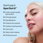 Peach Slices - Acne Spot Dots (30 ct) - Hydrocolloid Pimple Patches for Face - Absorb Gunk, Protect Picking & Support Healing - 3 Sizes (7, 10, & 12mm) - Vegan, Cruelty Free, Korean Skin Care & Beauty