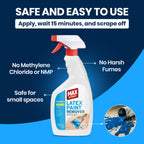 Max Strip Latex Paint Remover Gel Spray, Multi-Surface Safe, 22 fl oz