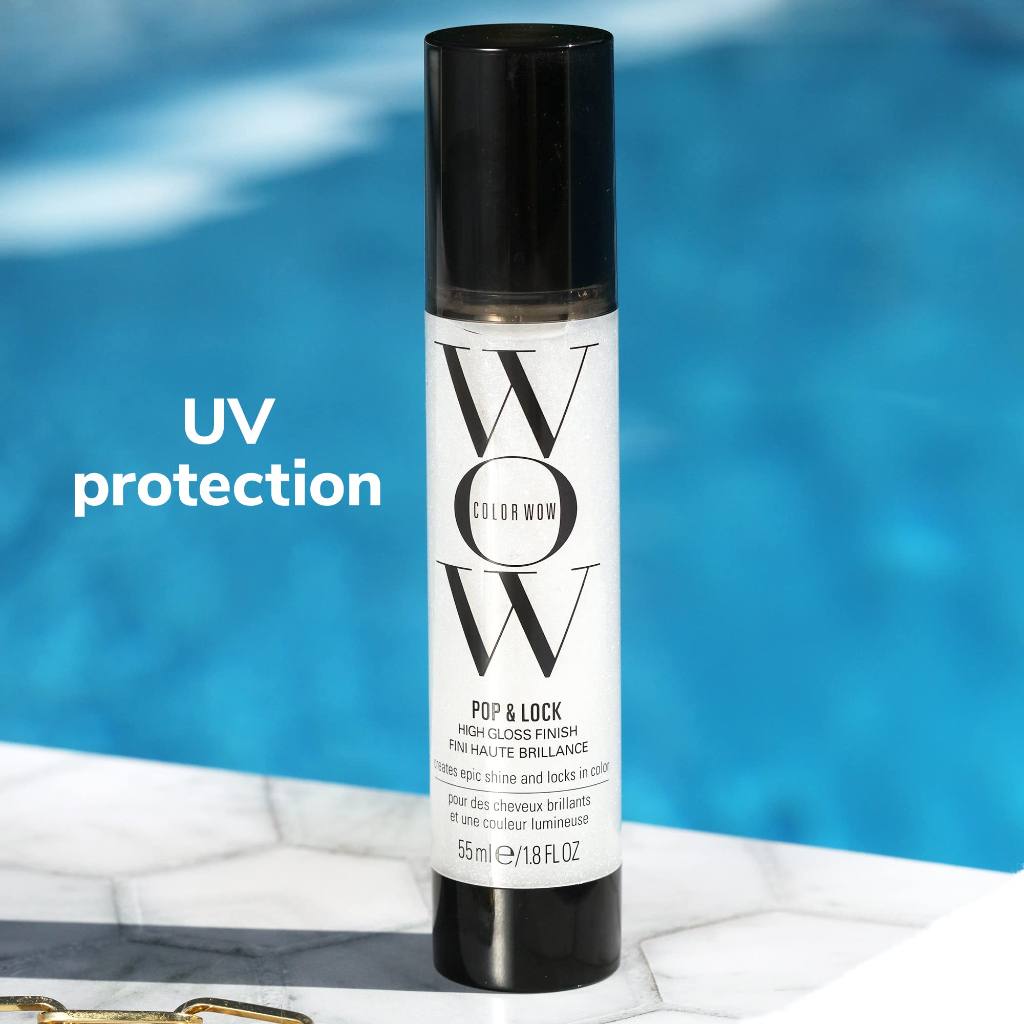 Buy now COLOR WOW Pop + Lock High Gloss Finish â€“ Frizz Control Serum | Prevent Color Fade, Seal Split Ends, and Add Gloss | Get Silky, Shiny Hair! at indiglob india