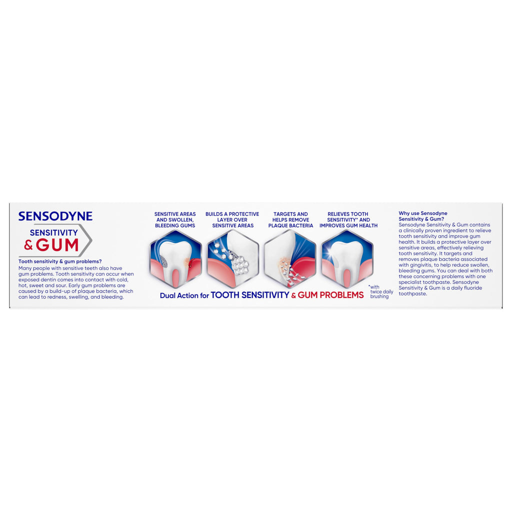 Sensodyne Sensitivity & Gum Clean & Fresh Toothpaste, 3.4 oz (Pack of 4)