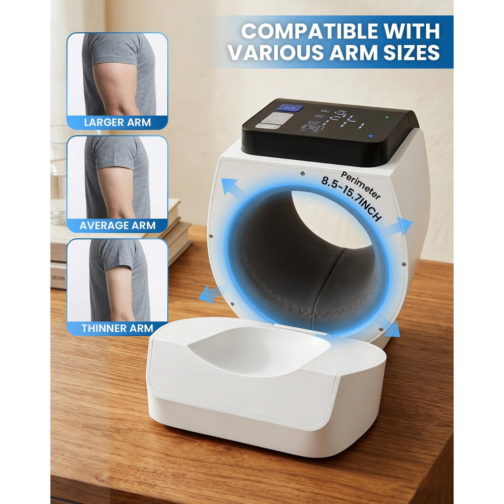 Saker Blood Pressure Monitor Upper Arm, No-Wrap BP Machine, FDA-Cleared