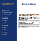 Puritan's Pride Premium Lutigold™ Lutein Carotenoid 40mg with Zeaxanthin | For Men and Women, Dietary Supplement for Eye Health Support, 8 Month Supply, 120 Easy-To-Swallow Softgels