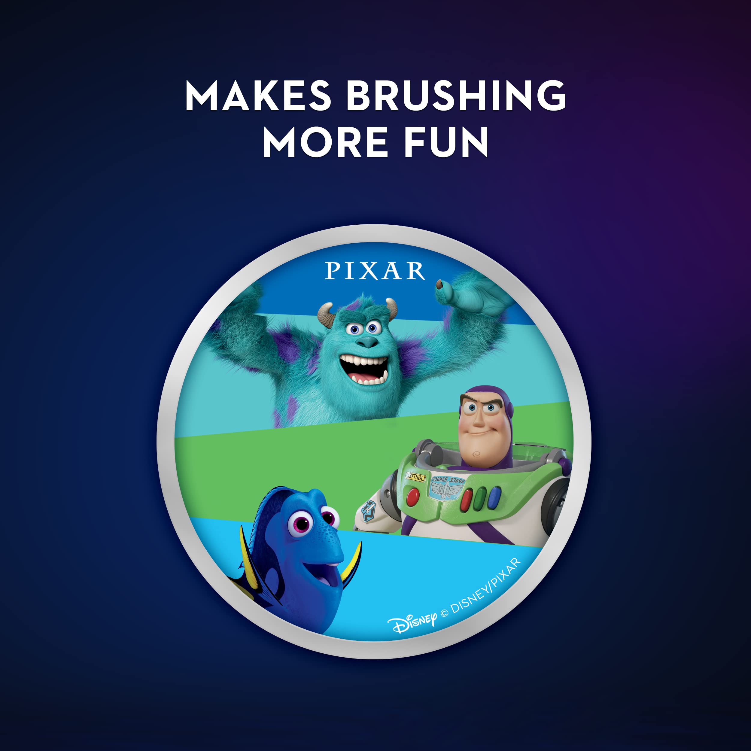 Buy now Oral-B Kid's Battery Toothbrush Featuring Disney's Buzz Lightyear, Soft Bristles, for Kids 3+ at indiglob india