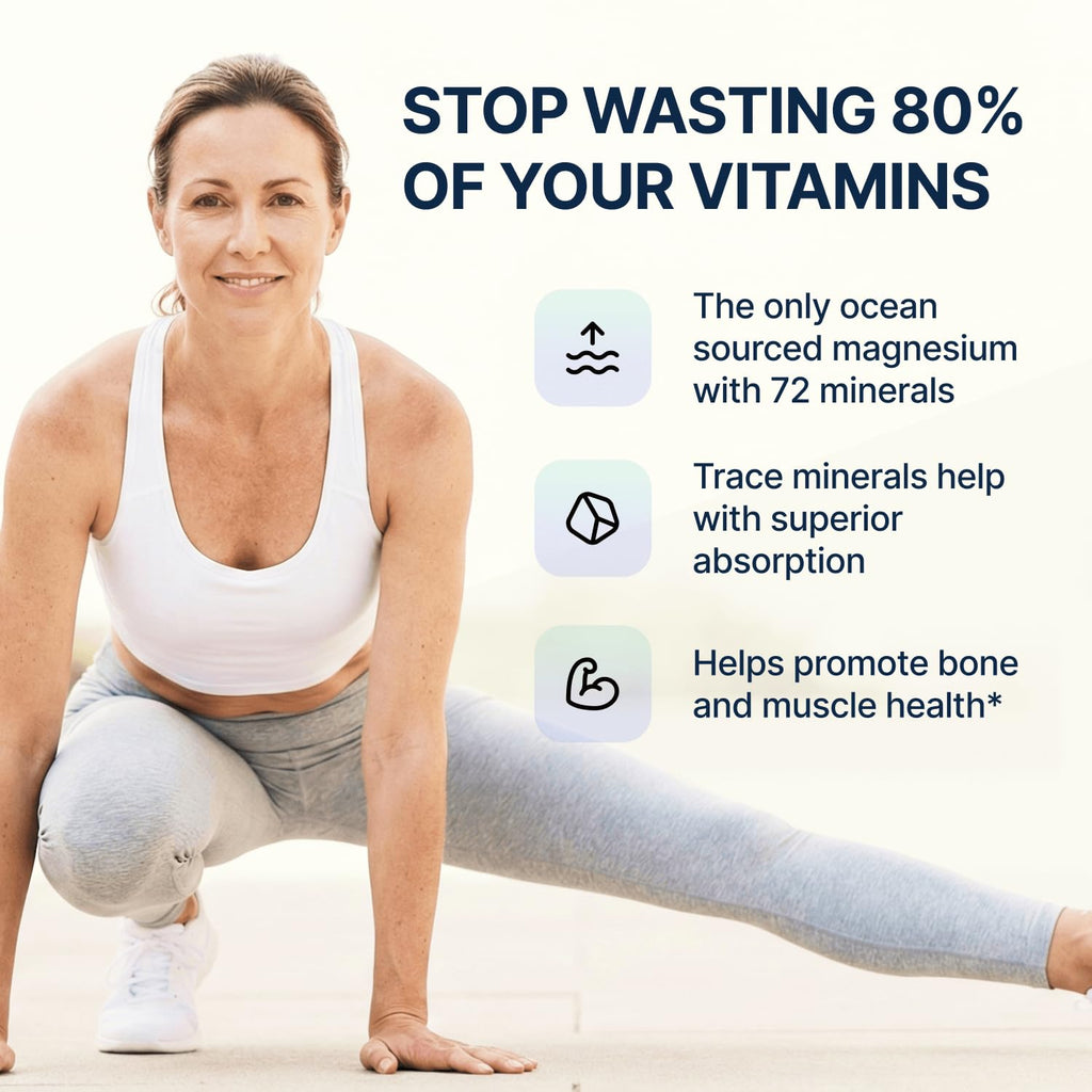 Spectrum 5 Magnesium | 5-in-1 Complex | + 72 Trace Minerals for Enhanced Absorption | Irish Sea Sourced | 500mg per Serving | Third Party Tested, GMP Certified