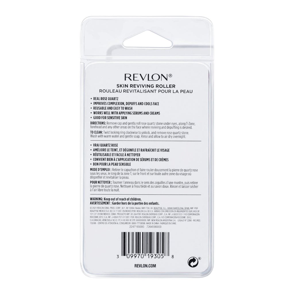 Buy now Revlon Skin Reviving Roller with Rose Quartz for All-Day Facial Reviving & Brightening, Compact & Reusable, Gentle on Skin, 1 count at indiglob india