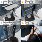 Foot Hammock for Plane Travel, Foot Sling Eases Swelling on Long Flights