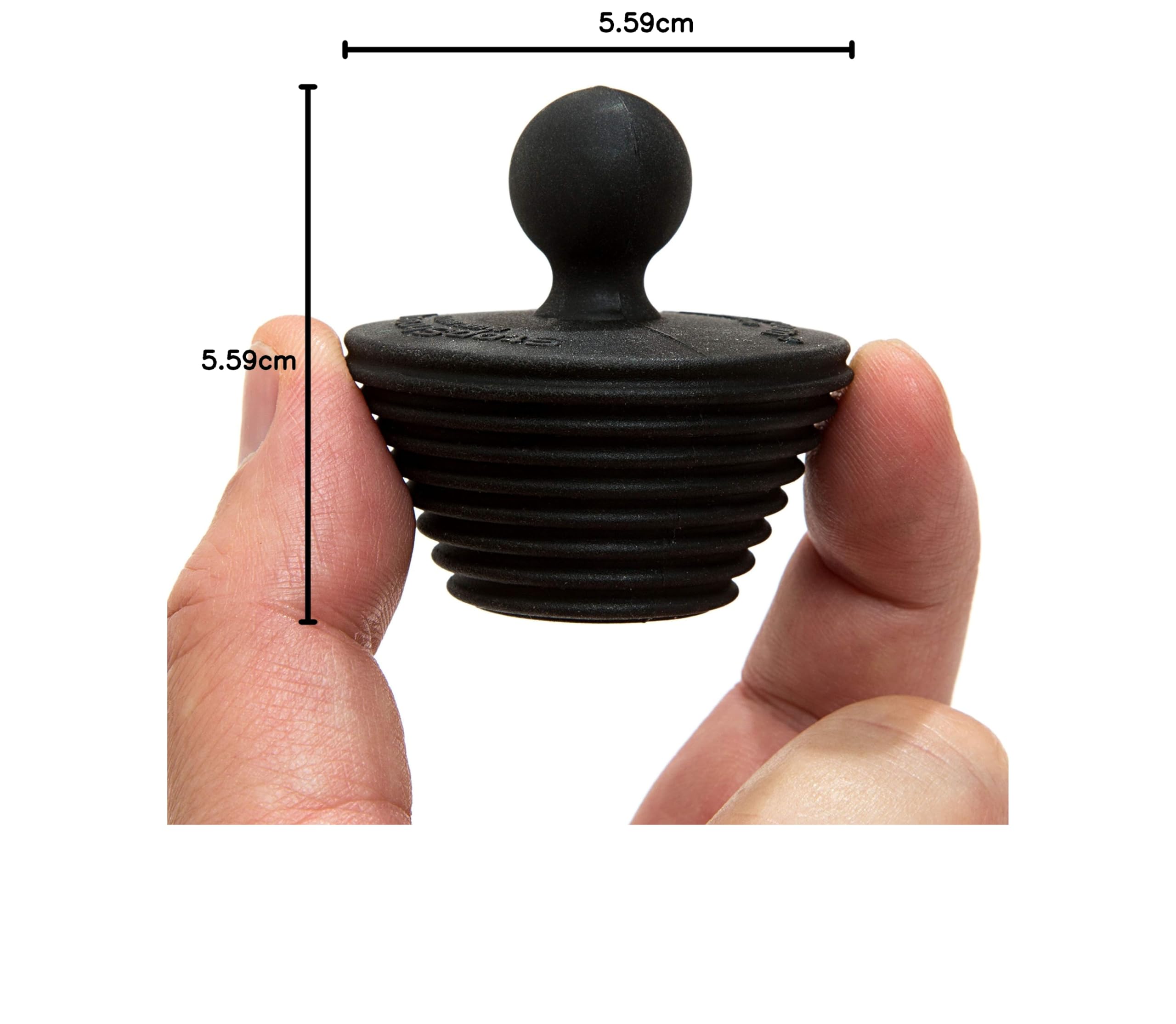 Buy now StopShroom Tub 2 Pack Universal Stopper for Bathtub and Bathroom Sink Drains, Black Plug 2pk, 2 Count at indiglob india