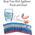 Buy now SmartGuard Premium Cleaner Crystals â€“(110 Cleanings)- Removes Stain, Plaque & Bad Odor from Dentures, Clear Braces, Mouth Guard, Night Guard & Retainers. at indiglob india