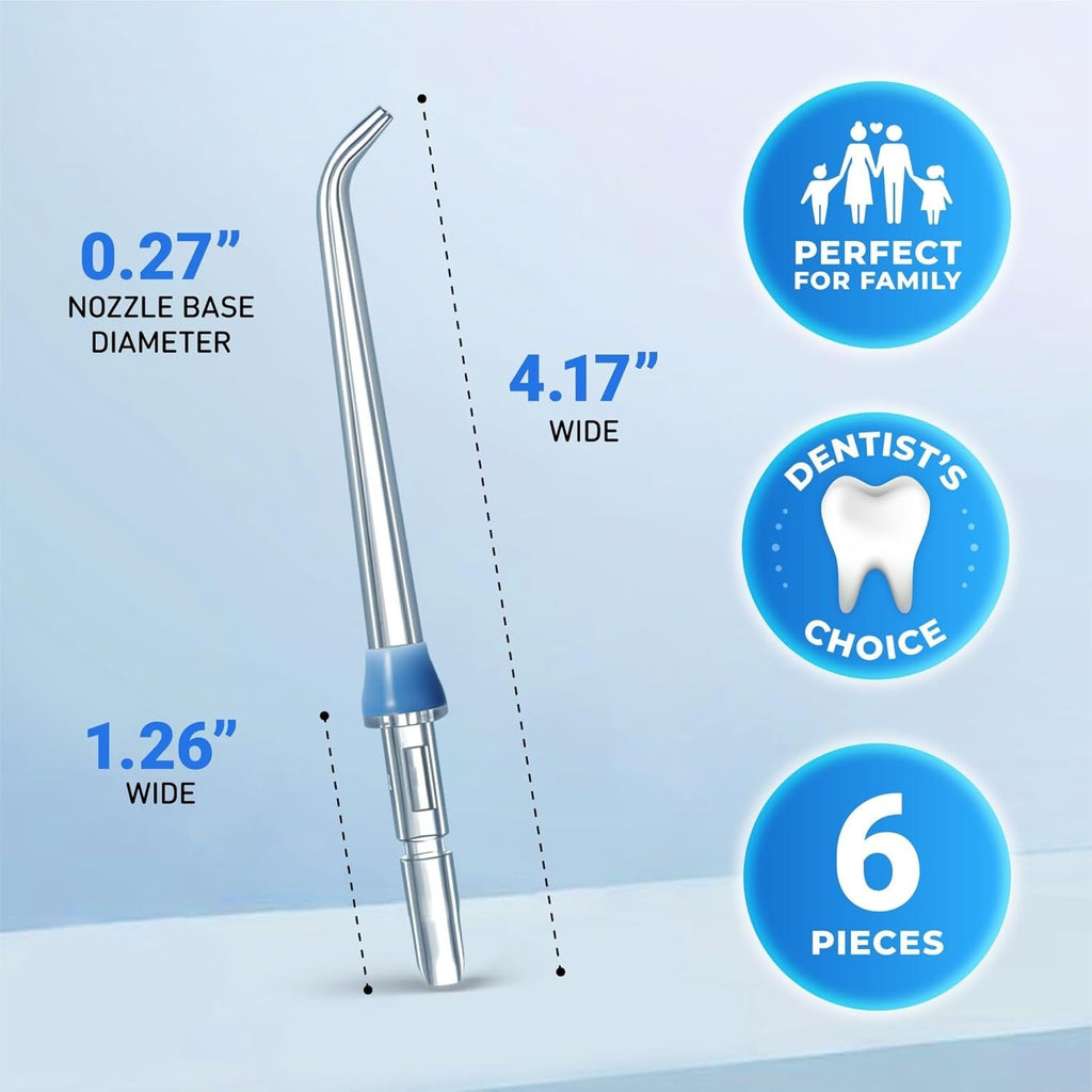 Buy now Water Flosser Replacement Tips for Waterpik, Replacement Heads for Waterpik (6 Classic Jet Tips) at indiglob india