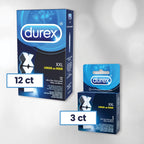 Buy now Durex XXL Extra Large Lubricated Condoms, 3 Count at indiglob india
