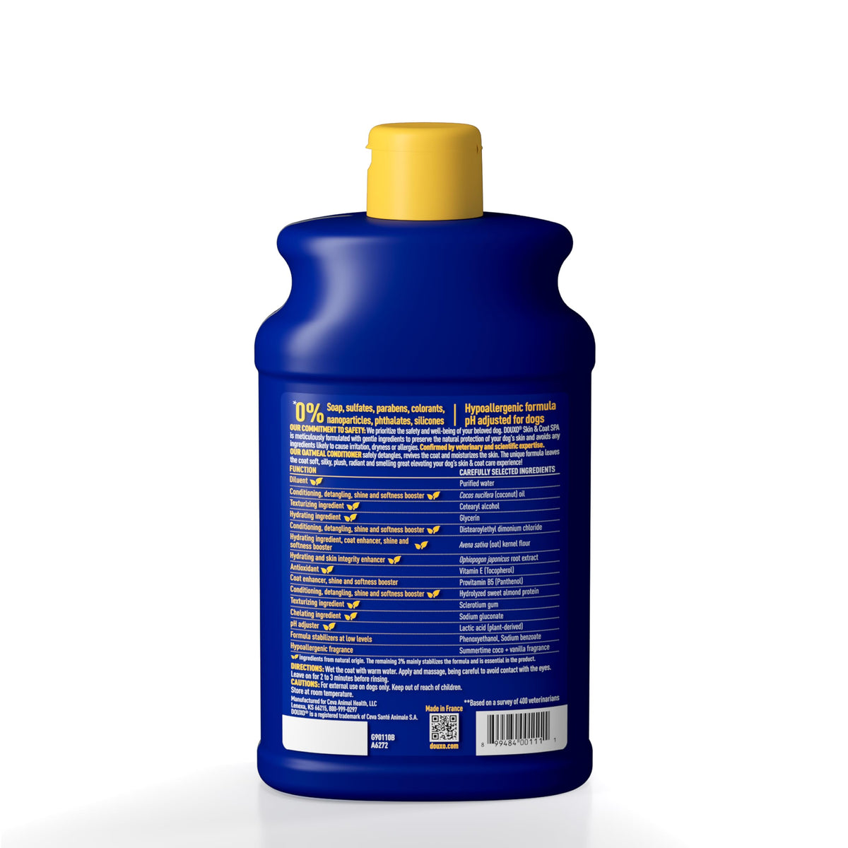 DOUXO SPA Oatmeal Dog Conditioner, 16 fl oz