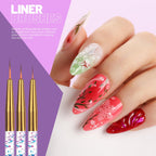 Teenitor Nail Art Tools Set, 23 Pcs Nail Art Brushes, 5 Pcs Nail Dotting Tool, 2 Set of Nail Stand, 100 Pcs Double-Sided Adhesive Tabs, Nail Art Palette, Brushes Holder for DIY Nail Art