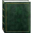 Buy now Magnetic Self-Stick 3-Ring Photo Album 100 Pages (50 Sheets), Hunter Green Large at indiglob india