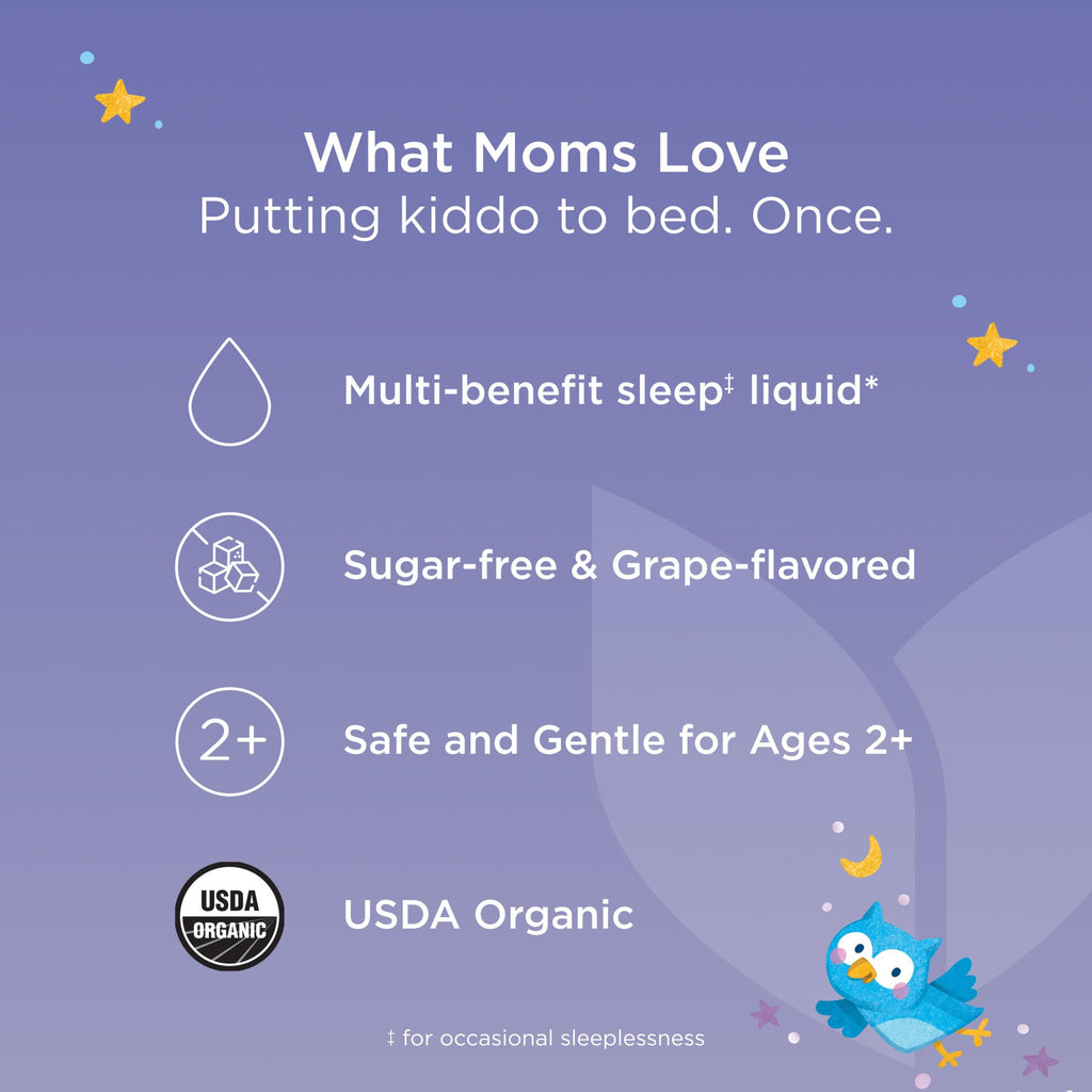 Hyland's Kids Melatonin-Free Sleep Support + Immune Health, Organic, 2+ 4oz