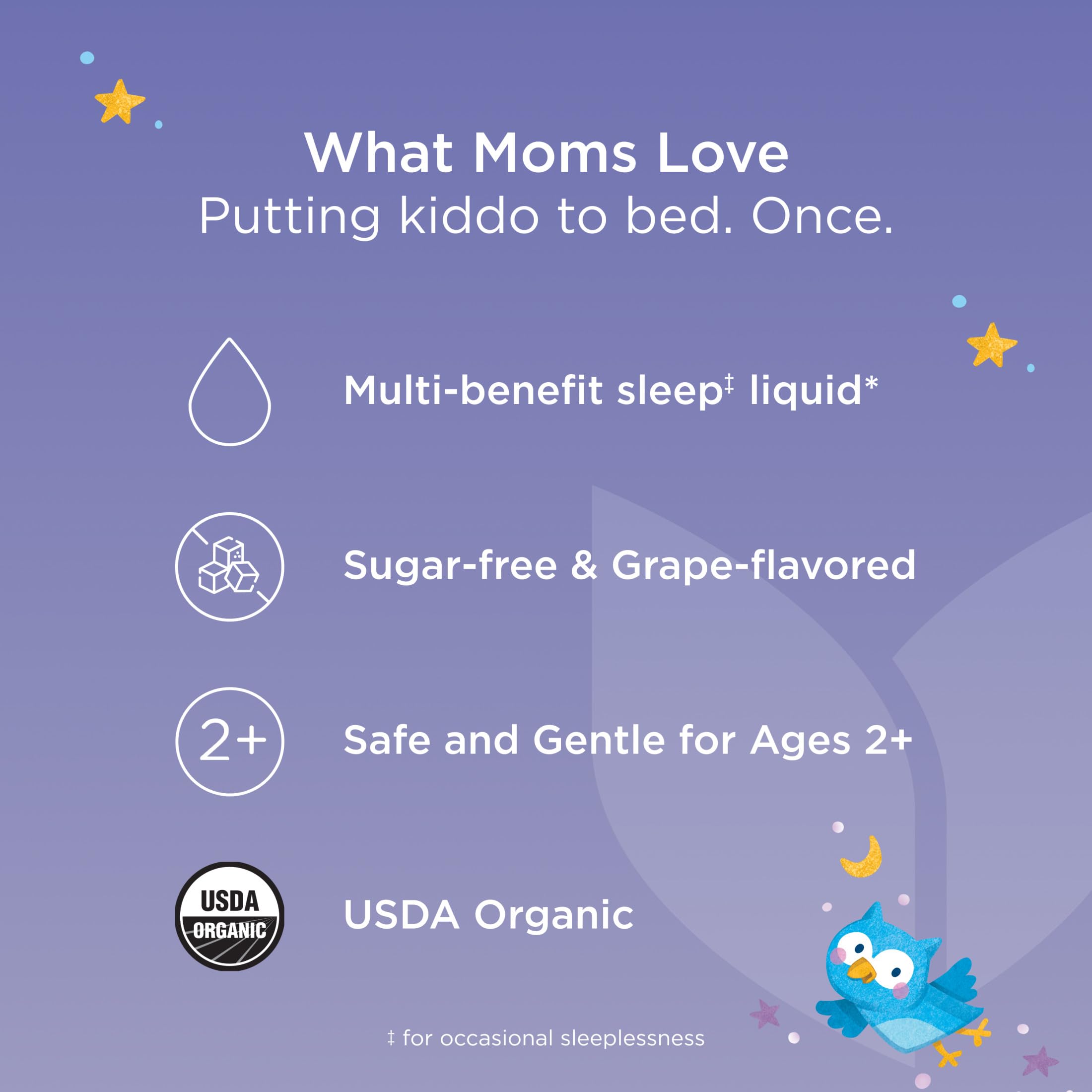 Hyland's Kids Melatonin-Free Sleep Support + Immune Health, Organic, 2+ 4oz