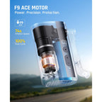 Fanttik X9 Ace Mini Electric Bike Pump, 150PSI, 32s Inflate, Auto Stop