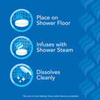 Vicks, VapoShower Plus, Shower Steamers, Eucalyptus Shower Steamer & Menthol Scent, Clean Dissolving Vapor Shower Tablets, Aromatherapy Shower Steamer & Shower Bombs, 12 count