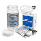 Odor Eliminator for Home - Advanced Chlorine Dioxide Odor Removal Kit Neutralizes Smoke, Pet Urine, Mildew & Skunk in 1 Hour - 400 Sq Ft Includes Bubbler