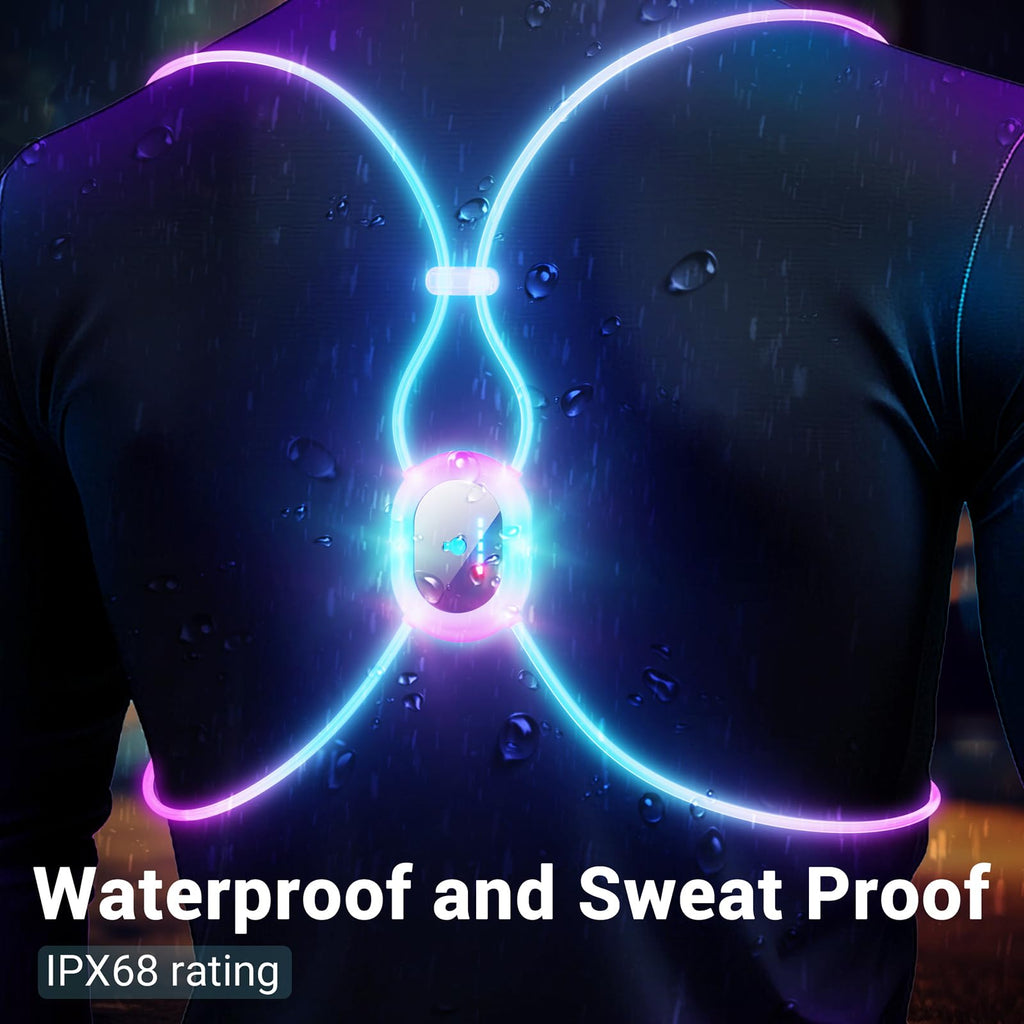 Running Lights For Runners, Reflective Running Vest, Light Up Running Vest