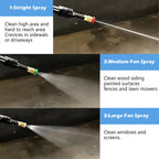 Hourleey Pressure Washer Tips, Pressure Washer Nozzle Tip with Holder, 7 Nozzle Tips, 1/4 Inch Quick Connect, 4000 PSI