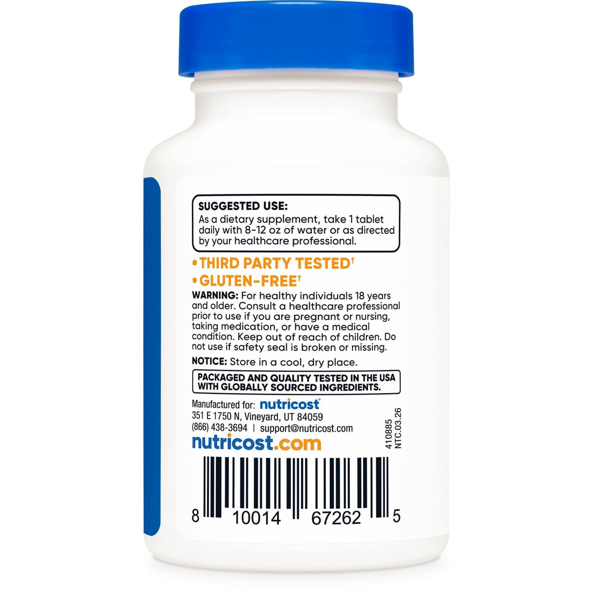 Nutricost Kelp Tablets, 325mcg of Iodine, 240 Tablets, Gluten-Free