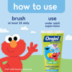 Orajel Naturals Fluoride-Free Toothpaste and Finger Brush for Babies, 1 Oz