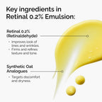 Retinal 0.2% Emulsion, High-Strength Retinoid Serum for Advanced Anti-Aging Support, 0.5 Fl Oz