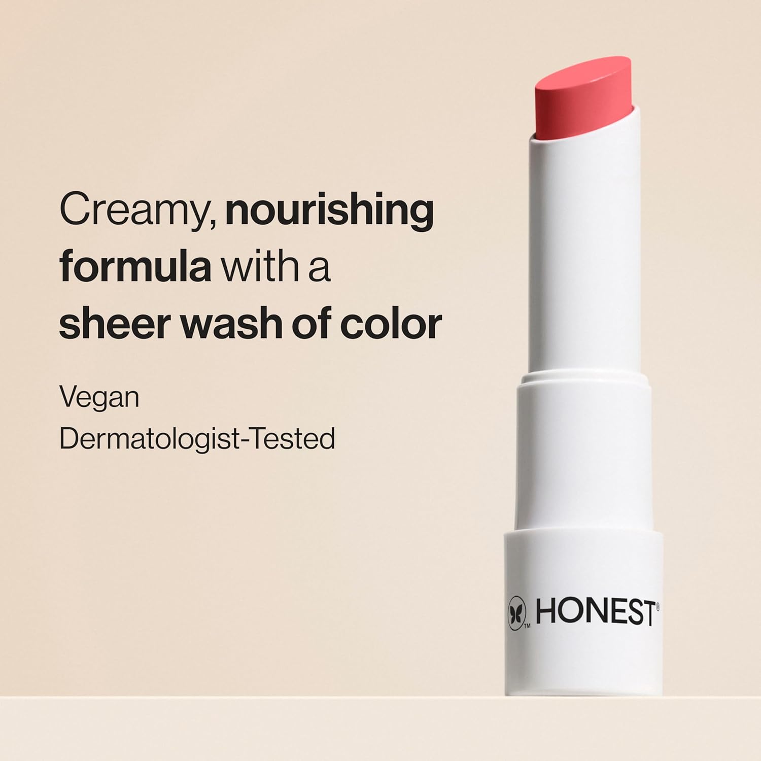 Buy now Honest Beauty Moisturizing Vegan Tinted Lip Balm | Antioxidant-rich Acai Extracts + Avocado Oil | Paraben Free + Cruelty Free | Summer Melon at indiglob india
