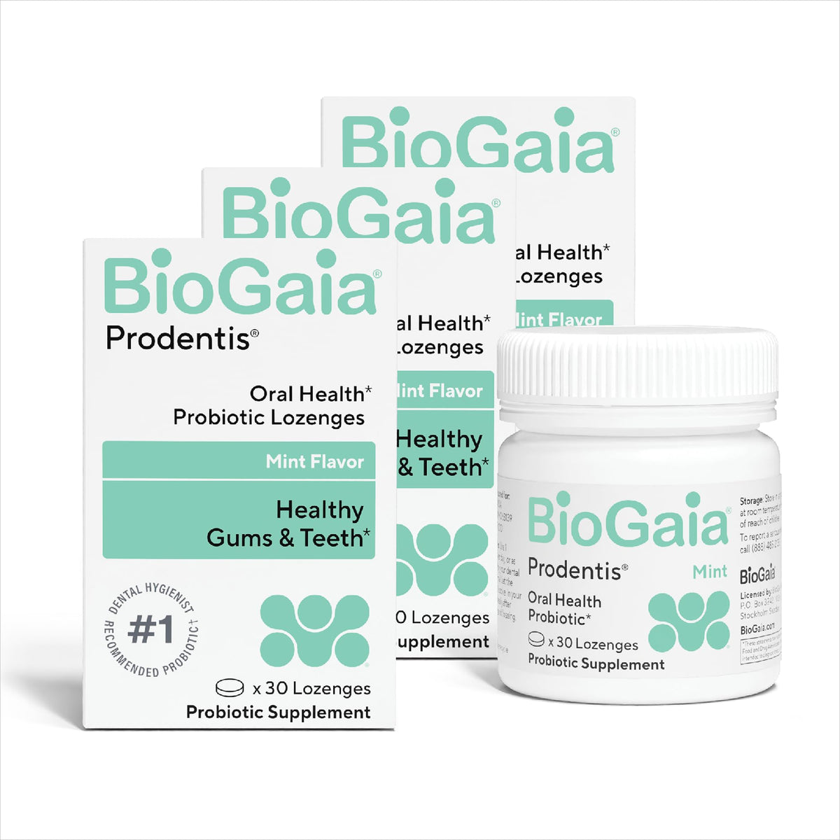 BioGaia Prodentis Oral Probiotics for Teeth & Gums and Bad Breath