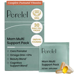 Perelel Mom Multi Postnatal Vitamins with Omega 3 DHA, Iron, & Collagen | Postpartum Health Support, Postnatal Vitamins for Women, Vitamin B12, Soy & Gluten Free, Non-GMO, 30 Daily Pill Packs