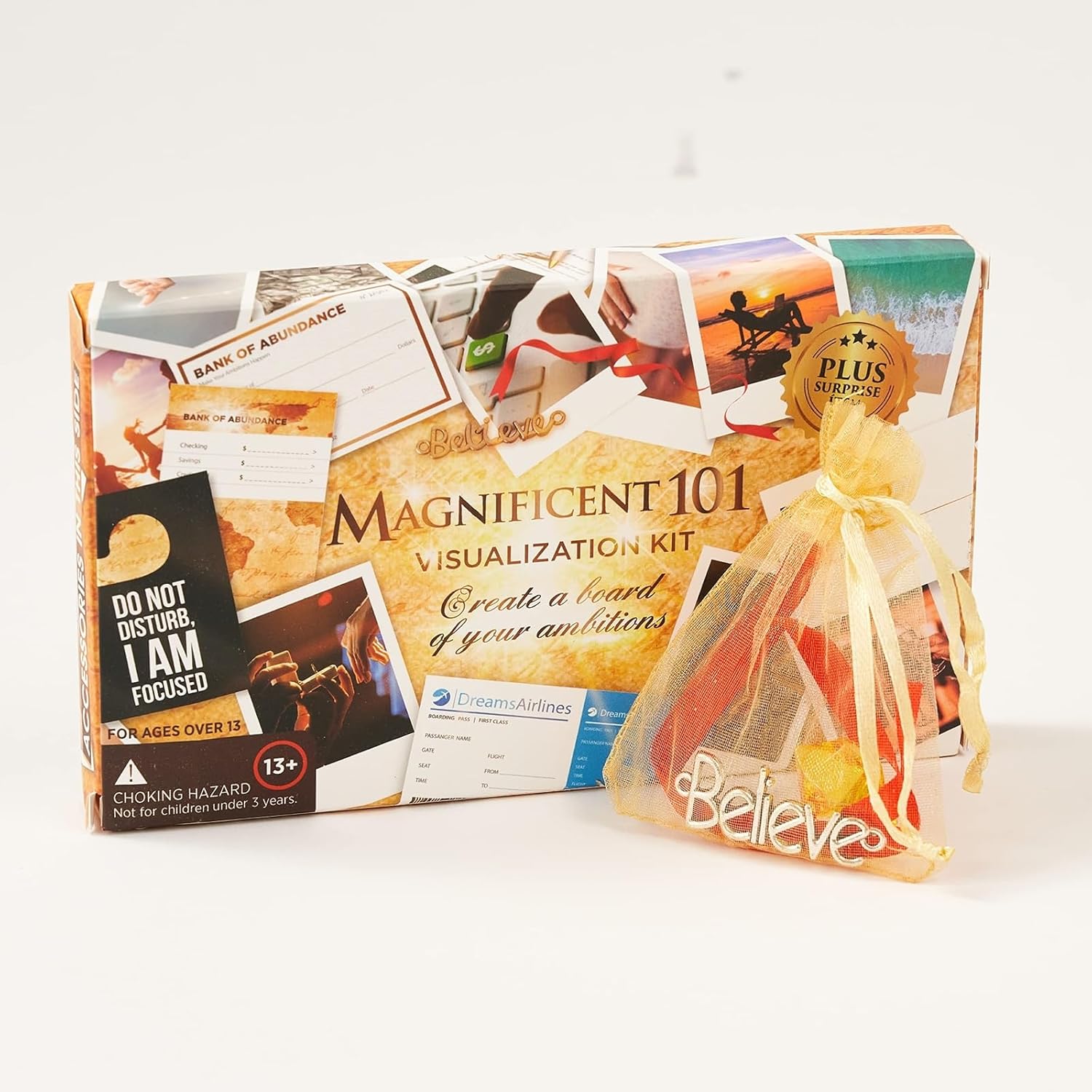 Buy now Magnificent 101 Vision Board Kit - 4 x 6 in - Scrapbook Supplies & Journaling Supplies for Adults - Cards for Vision Board at indiglob india