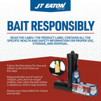 JT Eaton Anticoagulant Rodenticide Bait Block for Mice and Rats, Made in USA, Apple Flavor, 9 lb Pail of 144 Blocks